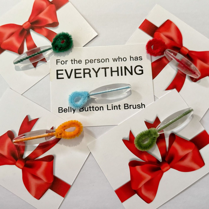 Prekogranične eksplozije smiješni trik mali džep za poklon mali poklon baršunasta četka za pupak - pogodna za ljude sa svime