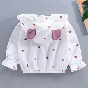 2025 m. mergaitiškas rudens paltas, naujas vaikiškas paltas nuo saulės, rudens marškinėliai su oro kondicionieriumi, lengvas viršutinis paltas