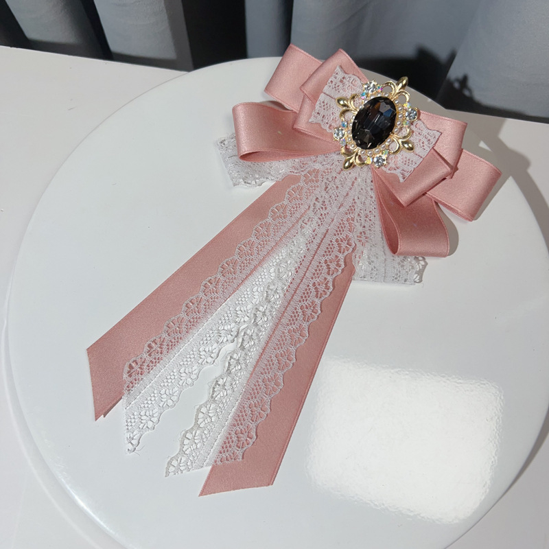 Tarpvalstybinis europietiškas ir amerikietiškas britiškas retro deimantinis kaspino sagės apykaklė gėlė juostelė nėriniai maža atlasinė iškirptė dekoratyvinis ženkliukas