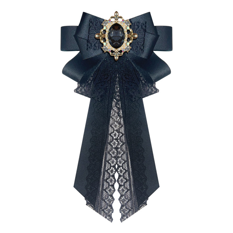 Tarpvalstybinis europietiškas ir amerikietiškas britiškas retro deimantinis kaspino sagės apykaklė gėlė juostelė nėriniai maža atlasinė iškirptė dekoratyvinis ženkliukas