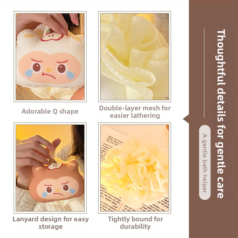 Obojstranný uterák do kúpeľa, nový štýl, špeciálne pre ženy, artefakt z bahna na trenie chrbta, veľkoobchod s uterákom do kúpeľa dva v jednom pre domácnosť