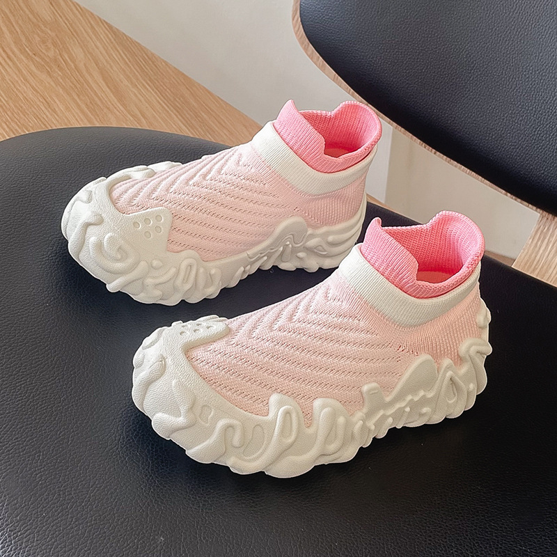 Patogūs ir universalūs 2025 m. pavasario ir vasaros nauji megzti moteriški bateliai tėčio bateliai minkštu padu japonų ir korėjiečių kalba