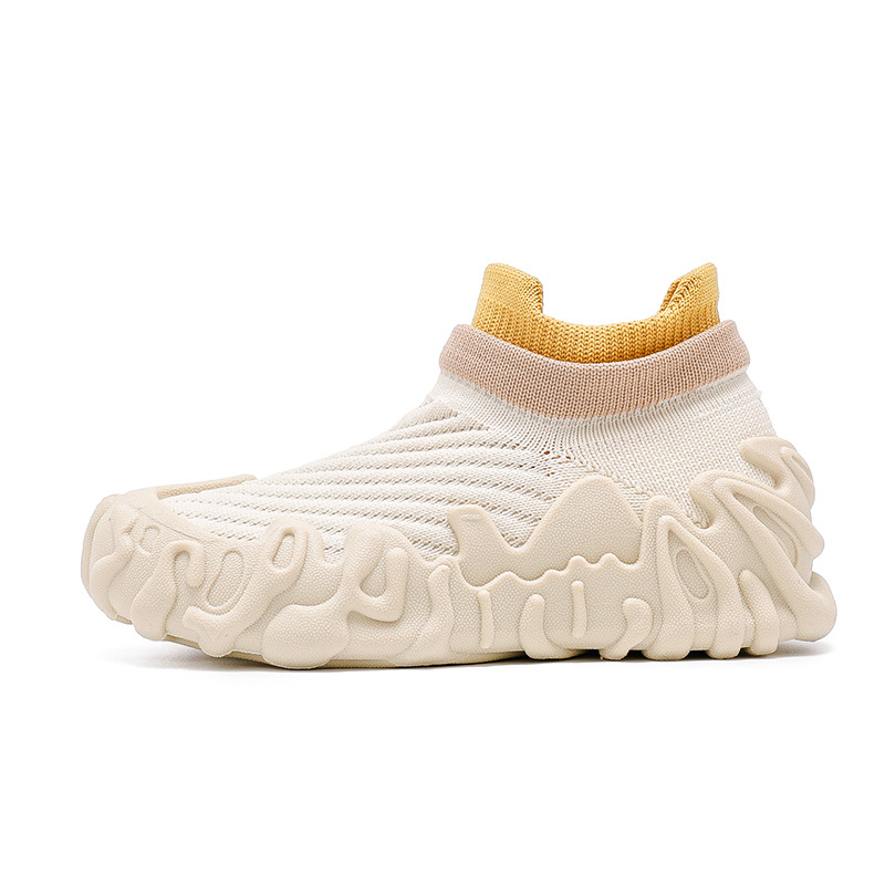 Patogūs ir universalūs 2025 m. pavasario ir vasaros nauji megzti moteriški bateliai tėčio bateliai minkštu padu japonų ir korėjiečių kalba