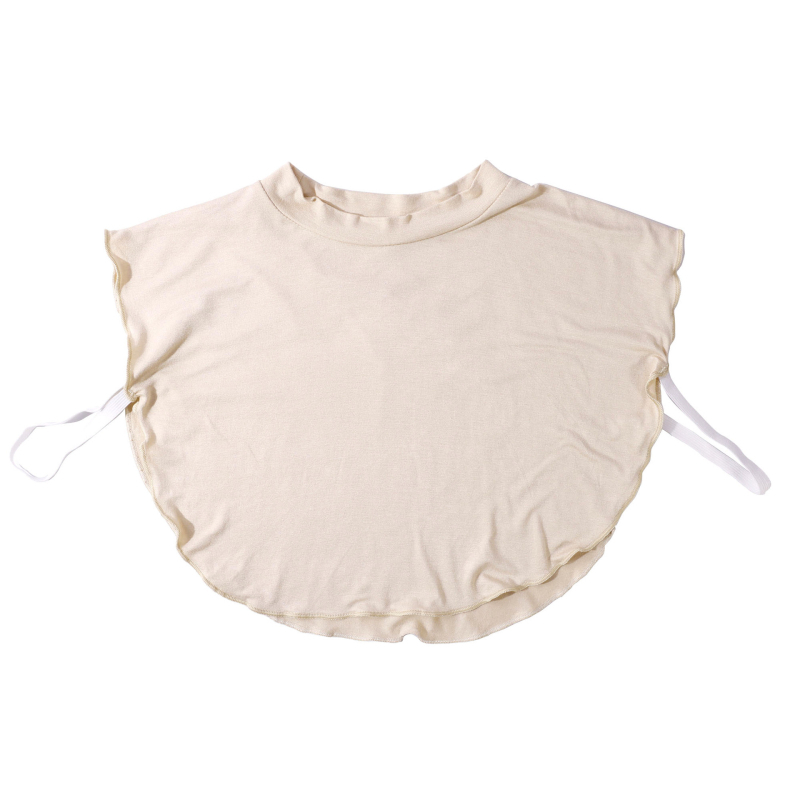 Naujo stiliaus tarpvalstybinis netikro apykaklės šalikas iš modalo medvilnės vienspalvio pagrindo marškinių užvalkalo, moteriškas grynos medvilnės kaklo apsaugantis šiltas šalikas su apykakle