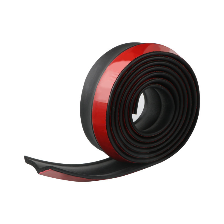 Automašīnas modificēta priekšējās lūpas dekoratīvā sloksne, putu gaismas mīksta sloksne, universāla bampera apkārtnes priekšējā bampera pretsadursmes un skrāpējumu gumijas sloksne