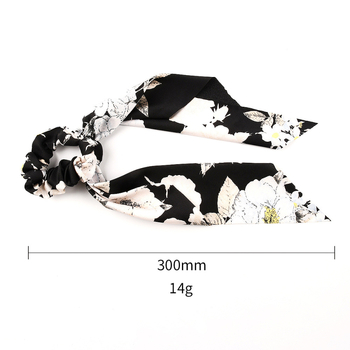 „Crossborder New Triangle Ribbon“ storosios žarnos plaukų žiedų galvos apdangalas, moteriškas universalus arklio uodegos mezgimo žiedas, didmeninė prekyba