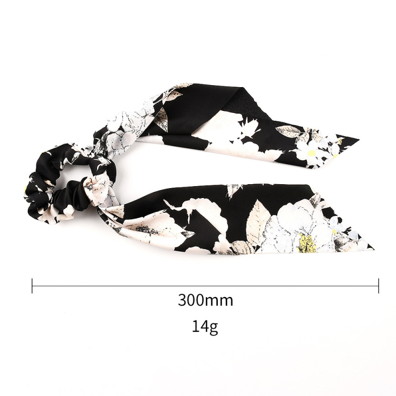 „Crossborder New Triangle Ribbon“ storosios žarnos plaukų žiedų galvos apdangalas, moteriškas universalus arklio uodegos mezgimo žiedas, didmeninė prekyba