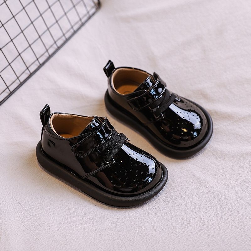 Cipele za malu djecu, proljeće i jesen, mekani potplat, neklizajuće, za 1-2-3 godine, svestrane, lijepe, jednogodišnje, male kožne cipele za bebe