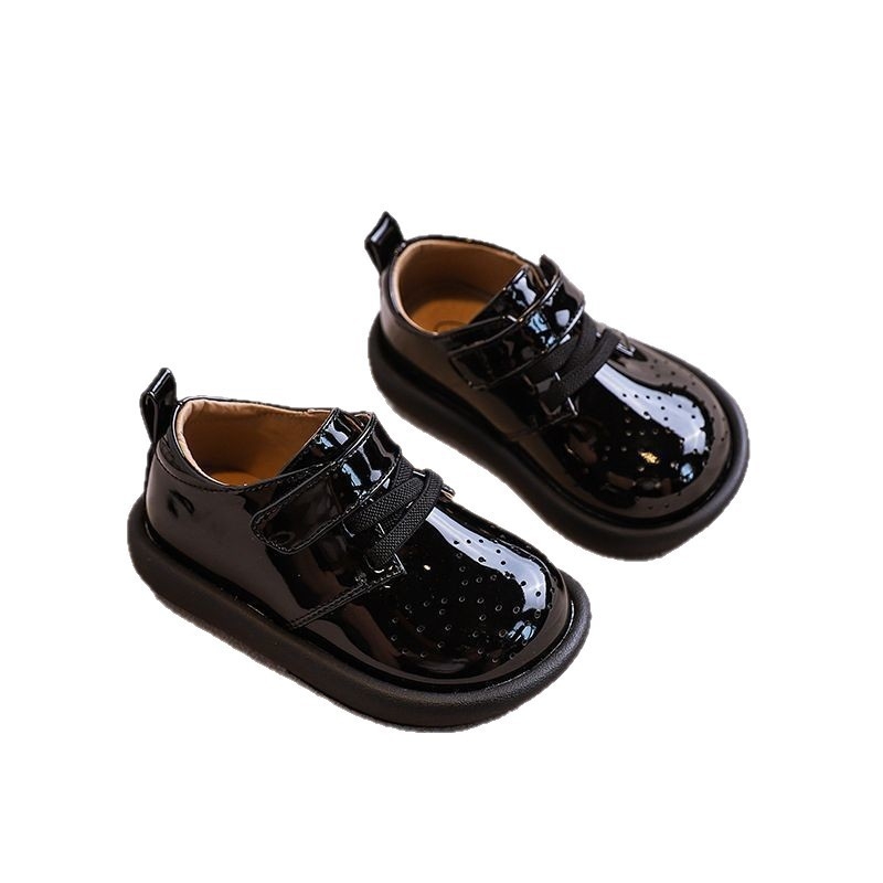 Cipele za malu djecu, proljeće i jesen, mekani potplat, neklizajuće, za 1-2-3 godine, svestrane, lijepe, jednogodišnje, male kožne cipele za bebe