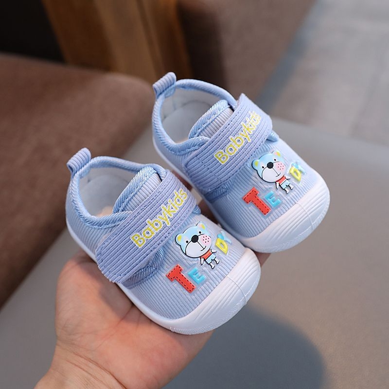 Beebi ühekihilised kingad sobivad kevadel ja sügisel nii poistele kui ka tüdrukutele, beebidele, väikelastele, pehme tallaga, laste riidest kingad 2024. aasta uued