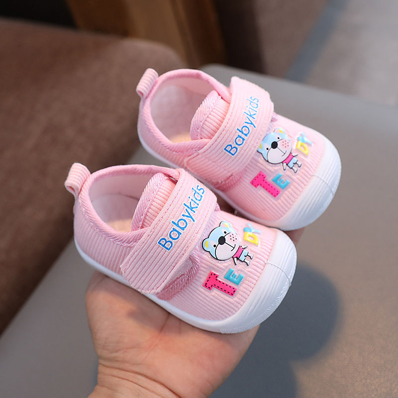 Beebi ühekihilised kingad sobivad kevadel ja sügisel nii poistele kui ka tüdrukutele, beebidele, väikelastele, pehme tallaga, laste riidest kingad 2024. aasta uued