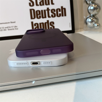 Didelė skylė Apple 16 matiniam telefono dėklui, iPhone 15, kietam PC apvalkalui, skaidriam 14ProMax apsauginiam dėklui, 13 storio.