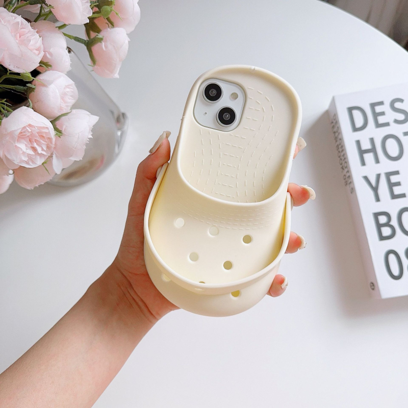 Vasarinis mielas juokingas urvinių batelių silikoninis telefono dėklas, atsparus kritimams, skirtas „Apple 14PRO 15“