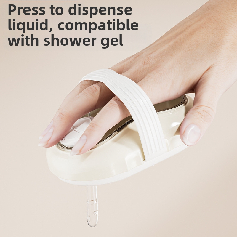 Čistenie kúpeľa v domácnostiach v zahraničí, odstraňovanie odumretej kože, otieranie bahna, špeciálna tekutá kefa na kúpeľ, multifunkčný masážny peeling do kúpeľa s pridanou tekutinou