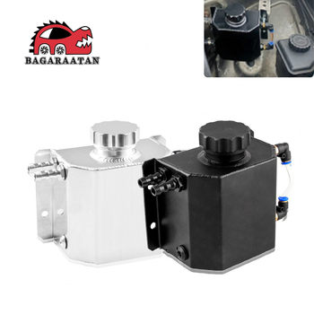 Automobilio modifikacijos universalus 1 l kvadratinis alyvos alsuoklio bakas išmetamųjų dujų surinkimo bakas perpildymo bakas alyvos išmetamųjų dujų surinkimo bakas
