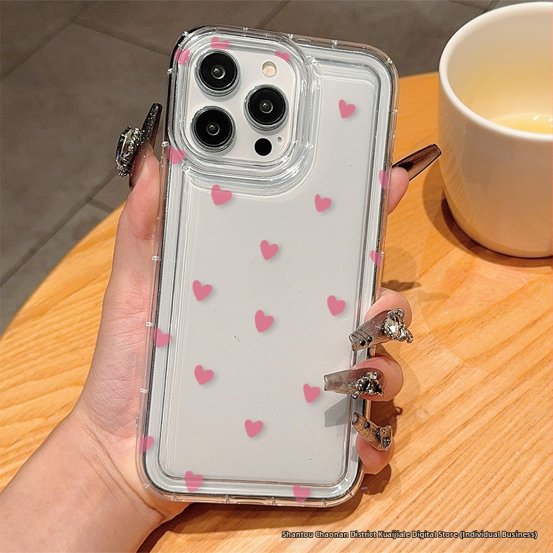 Celoobrazovkové malé puzdro na mobilný telefón Apple 15, mäkké, s ochranou proti pádu, s airbagom pre iPhone 14, Promax 13/12/11