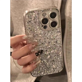 Κατάλληλη για θήκη τηλεφώνου Apple 15 Pro Max με βραχιόλι, 14 Pro υψηλής ποιότητας γυναικείο πολυτελές μοντέλο, 13 λαμπερά διαμάντια, 12 πλήρης κάλυψη