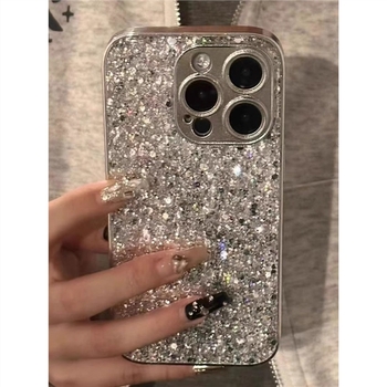 Κατάλληλη για θήκη τηλεφώνου Apple 15 Pro Max με βραχιόλι, 14 Pro υψηλής ποιότητας γυναικείο πολυτελές μοντέλο, 13 λαμπερά διαμάντια, 12 πλήρης κάλυψη