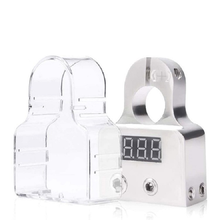 Клипс за автомобилен акумулатор, аудио модификация, конектор за глава на акумулатора на автомобил, конектор за клема на акумулатора с волтметър