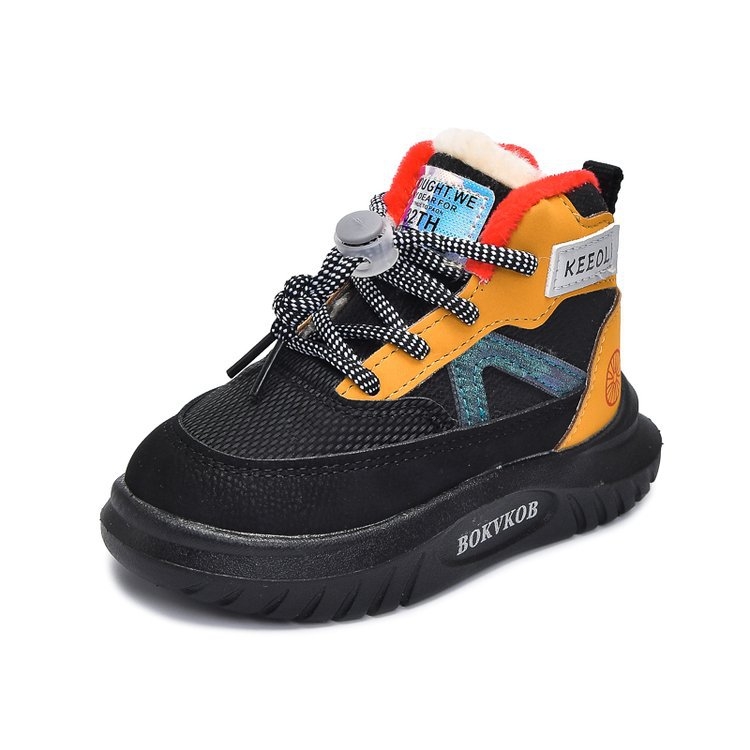 Bērnu sporta apavi, skolēniem, ar vilnas oderi, silti apavi, modes zēniem un meitenēm, jauni ziemas ikdienas apavi, skriešanas apavi, kokvilnas apavi