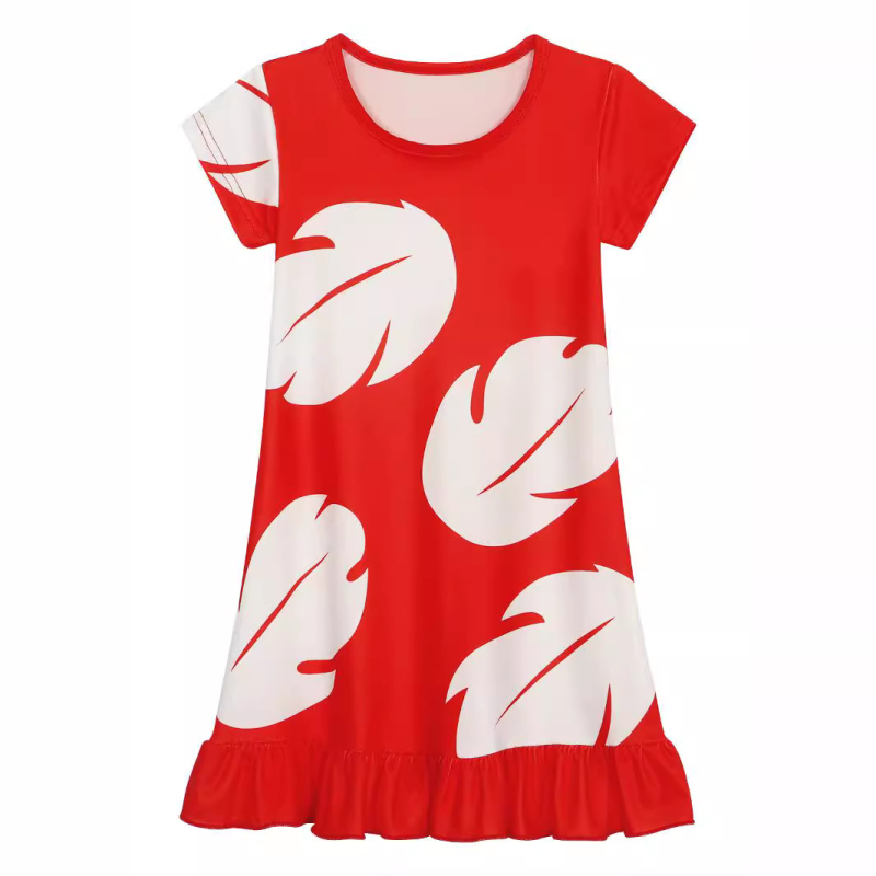 CrossBorder Home Wear Ljetna djevojačka haljina Lilo i Stitch Halloween dječja tanka spavaćica