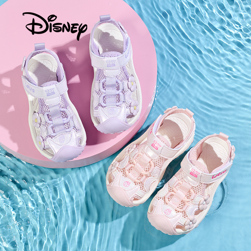 Bērnu apavi meitenēm vasaras neslīdošas pludmales sandales pret sadursmēm Baotou sandales meitenēm vieglas sporta sandales
