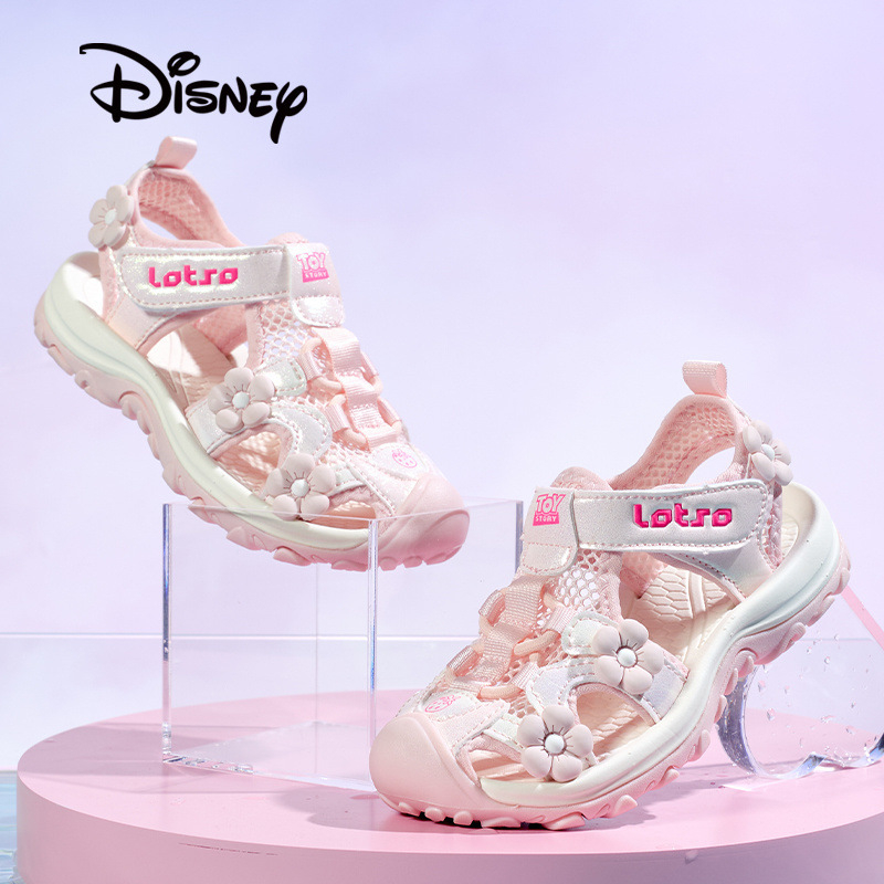 Bērnu apavi meitenēm vasaras neslīdošas pludmales sandales pret sadursmēm Baotou sandales meitenēm vieglas sporta sandales