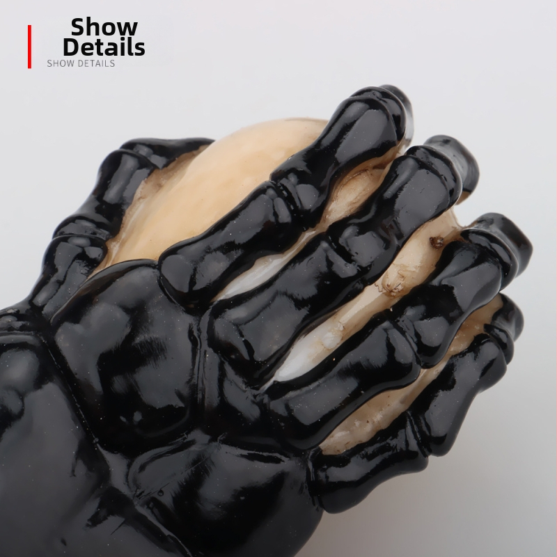 "Външна търговия трансгранична черна ръка череп блок автомобил модифицирана скоростна кутия смола лост за превключване вълна стик висящ блок универсален