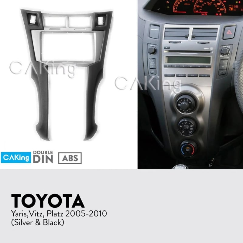 Yaris navigācijas rāmis ir piemērojams 05.–11. gada YARIS/VITZ/PLATZ 7 collu Android navigācijas panelim.