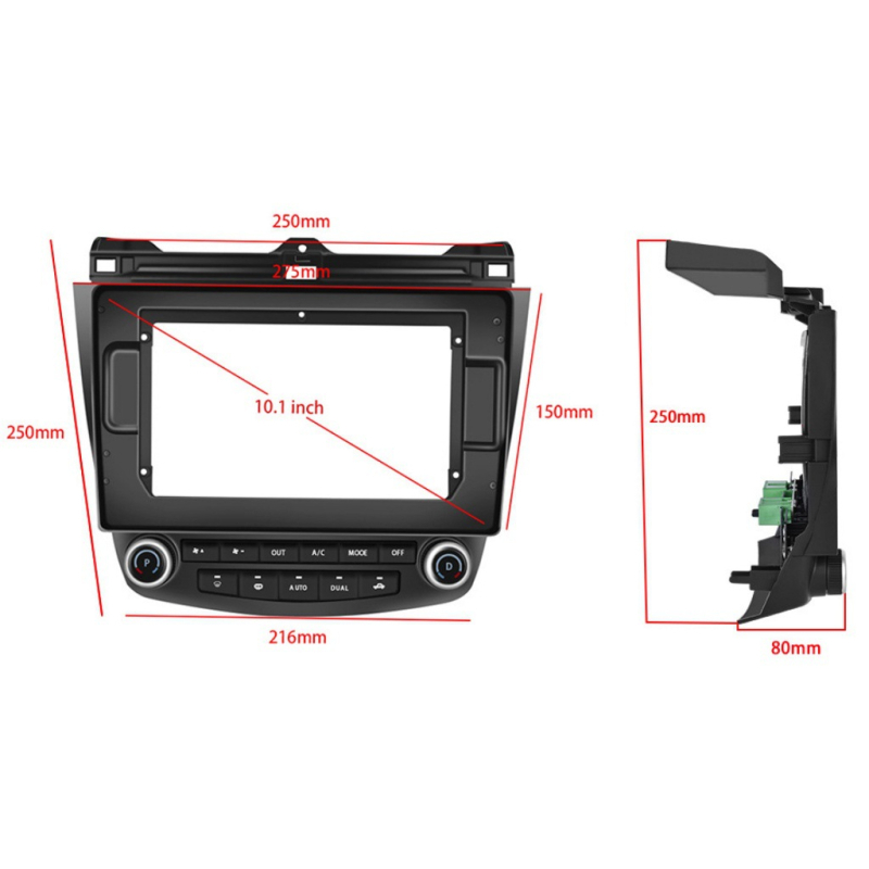 Attiecas uz 03.–07. gada Honda ACCORD7 septītās paaudzes Accord Android lielā ekrāna navigācijas sejas rāmja variāciju komplekta rāmja modifikāciju