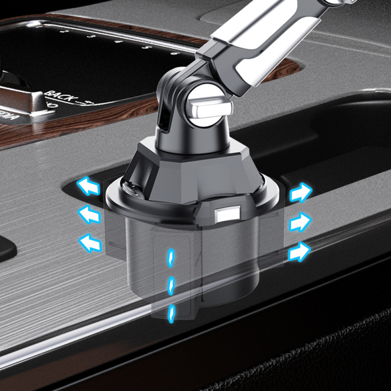 Държач за мобилен телефон за кола CrossBorder, централно управление на позицията за чаша за вода, навигационен таблет, универсална седалка, държач за пътник отзад и отпред