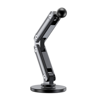 17 mm universalus rutulinis laikiklis automobiliui, lipnus sulankstomas prailginimas, metalinis aliuminio lydinio, reguliuojamas