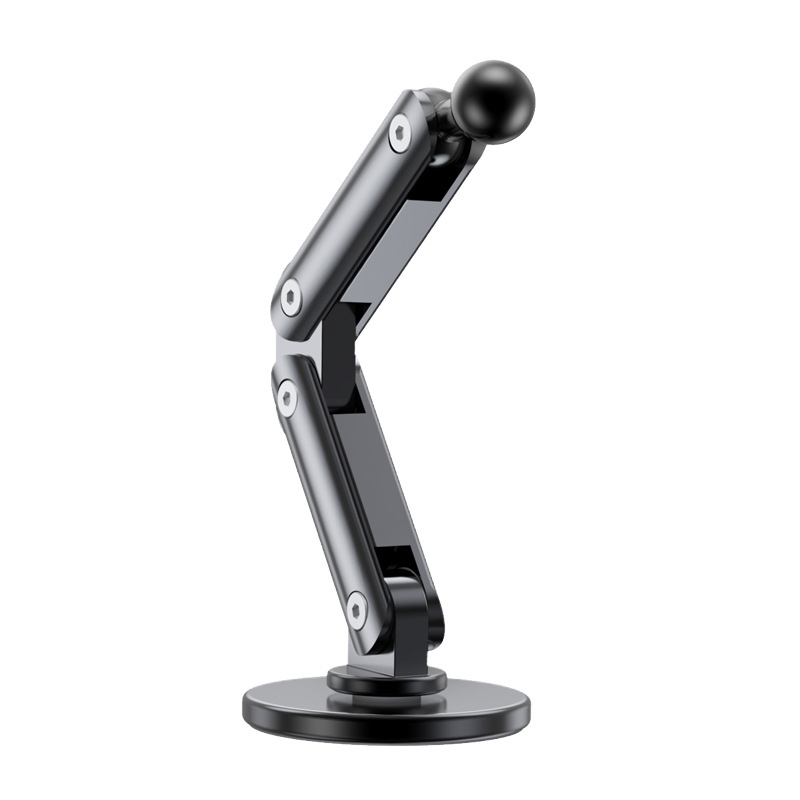 17 mm universalus rutulinis laikiklis automobiliui, lipnus sulankstomas prailginimas, metalinis aliuminio lydinio, reguliuojamas