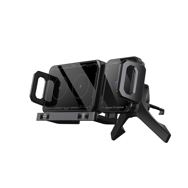 Sulankstomas ekranas mobiliojo telefono automobilinis laikiklis 2025 m. naujas belaidis įkrovimas, skirtas „Huawei X5 Samsung“ fiksuotam navigacijos laikikliui