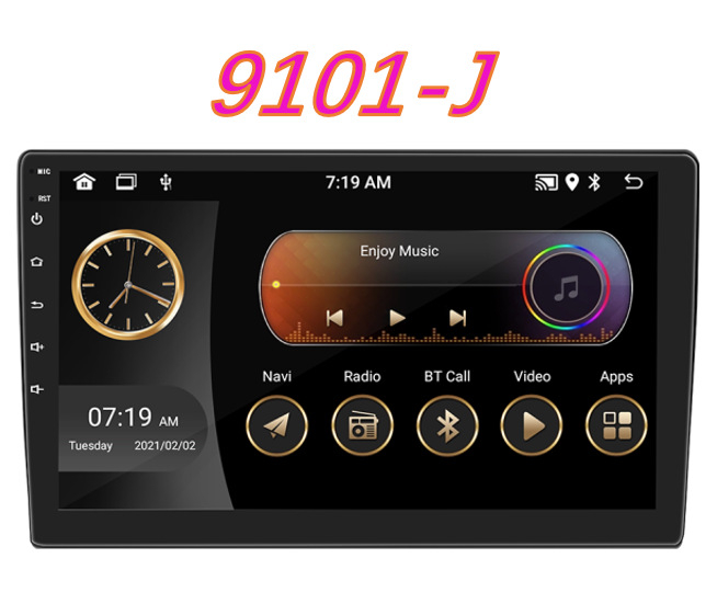 9/10 collu Android automašīnas GPS navigācija Bluetooth mobilā tālruņa savienojums automašīnas MP5 atskaņotājs Bezvadu CarPlay