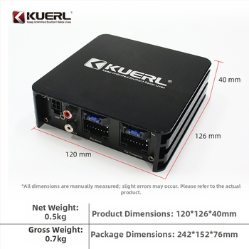 Tehase hulgimüügi autoaudio modifikatsioon plug and play kadudeta 4-suunaline 6-suunaline Androidi suure ekraaniga DSP-võimendi