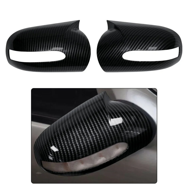 Tinka Mercedes-Benz 01-07 EC klasės W211 W203 veidrodėlio dangtelio galinio vaizdo veidrodėlio dangteliui M automobilio dekoracijai.