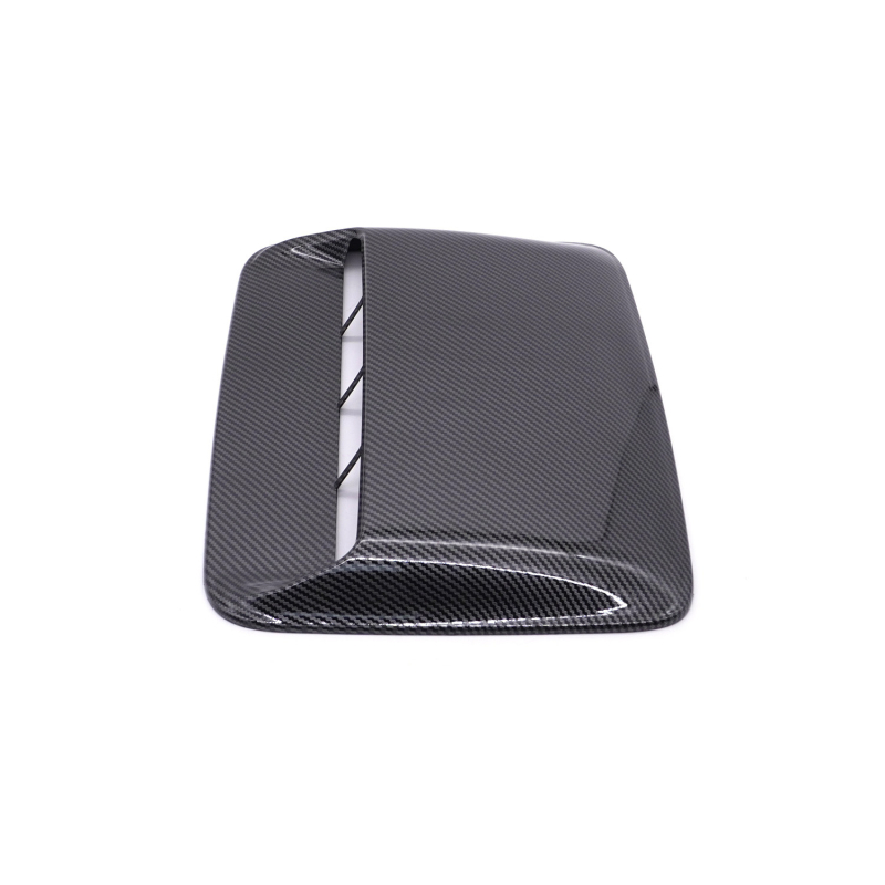 Univerzalna dekoracija haube automobila s karbonskim vlaknima za ventilaciju, simulacija ispuha zraka, poklopac stroja, lažna naljepnica za ispuh zraka
