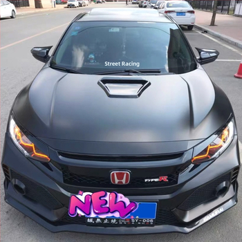 Sobib Civicu modifikatsiooni kapoti õhuava dekoratsiooniks TR mudeli õhuava kapoti õhuava dekoratsioonipasta