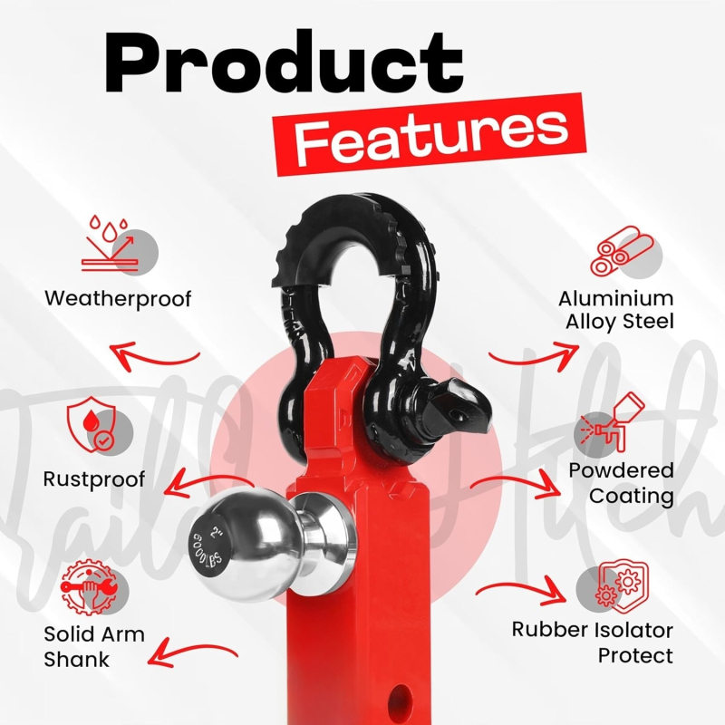 2025 m. „Amazon Crossborder Hot Red Trailer Arm“ kostiumas, skirtas eksportuoti kokybės standartą, amerikietišką apkabą