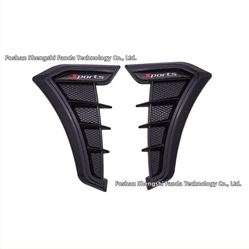 Simulácia žraloka, modifikácia blatníka, nalepenie bočného krytu General Motors, bočný vetrací otvor, čierny karbónový vzor, dekoratívny blatník