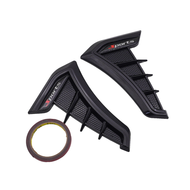 Симулация на акула, модификация на калника, залепваща се странична плоча на General Motors, страничен вентилационен отвор с черен карбонов мотив, декоративен калник