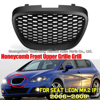 Sobib Seat Leon MK2 04-09 kaitseraua õhuvõtuvõrele, kärgstruktuuriga keskvõre.