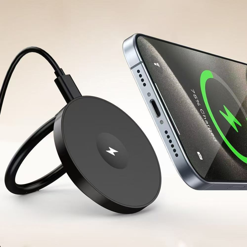 Încărcător wireless nou, trei în unu, potrivit pentru telefoanele mobile Apple, încărcare rapidă, suport inelar de 15W, încărcare wireless transfrontalieră