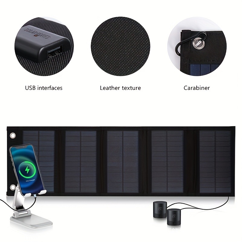 Saulės baterija Lauko saulės įkrovimo plokštė Nešiojama saulės fotovoltinė plokštė Sulankstoma saulės energijos plokštė