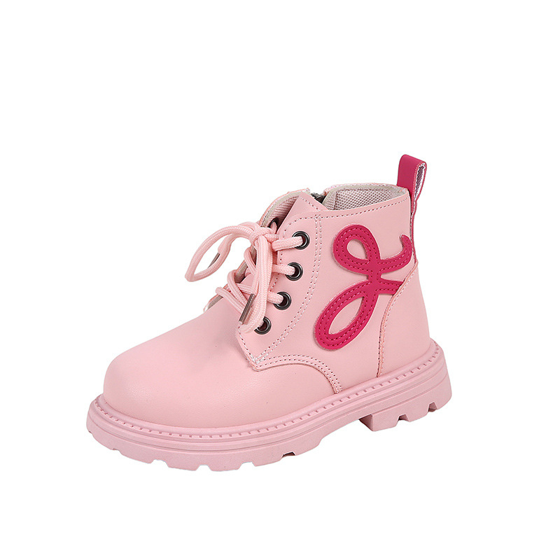 2024. gada pavasara un rudens jauni zēnu daudzpusīgi bērnu Martina zābaki jaunām meitenēm un zēniem, neslīdoši mīkstas zoles melnas ādas potīšu zābaki