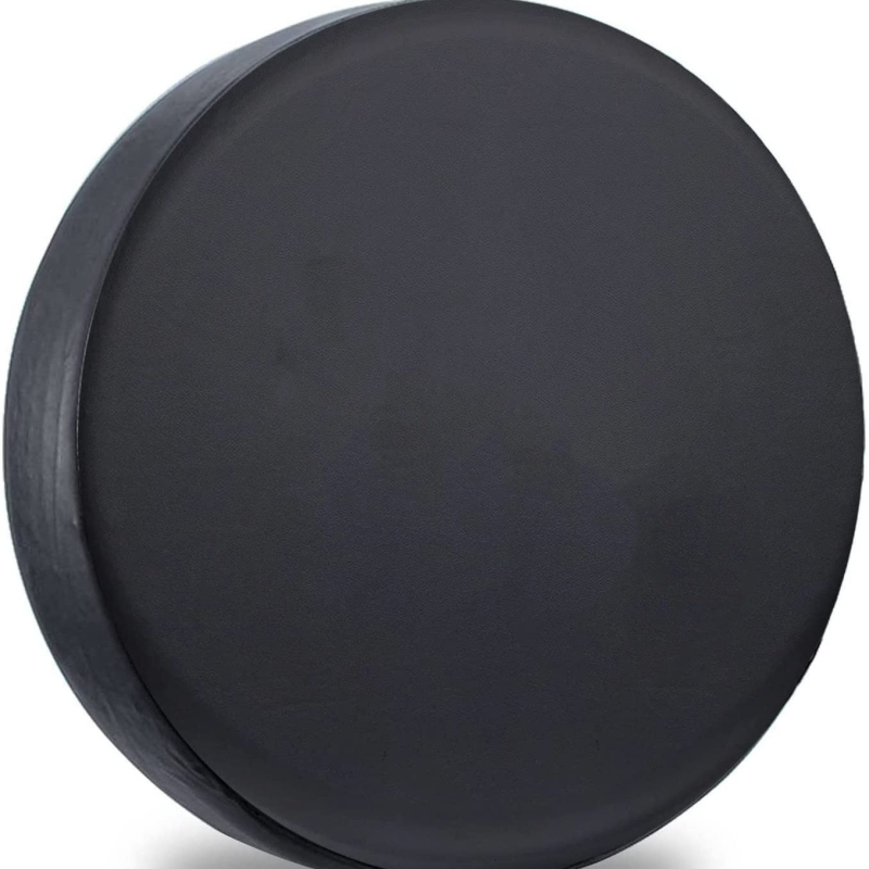 Фабричен калъф за резервна гума за кола, PVC кожа, SUV, камион, офроуд превозно средство, Rv, външен калъф за гума, чисто черен калъф за джанти