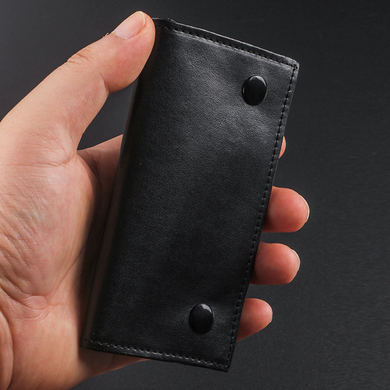 Ādas ar rokām tīta soma Tabakas maisiņš Spaiņa maisiņš Pārnēsājama uzglabāšanas soma Ar rokām tīta tabakas maisiņš Vintāžas vecmodīga rokas soma