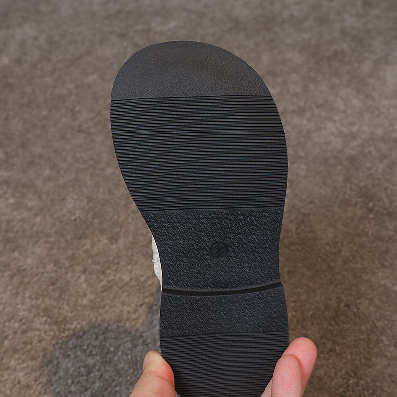 Jauni bērnu ādas zābaki 2024. gada rudens un ziemas augstpapēžu zābaki Eiropas un amerikāņu stila zābaki zēniem un meitenēm