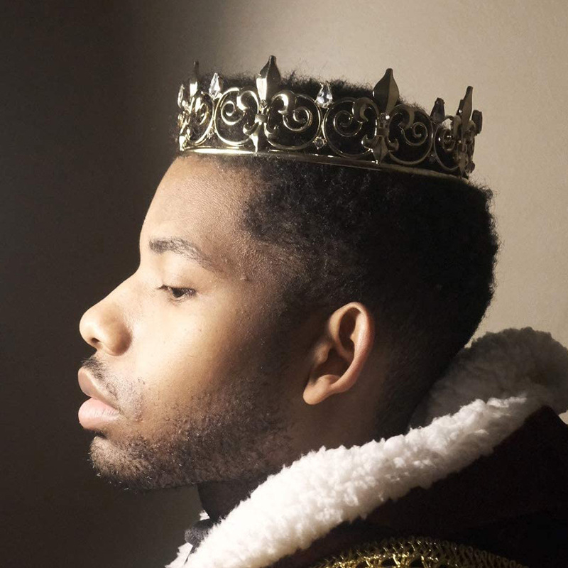 Nauja europietiška ir amerikietiška baroko stiliaus nuotakos karūnėlė, auksinė, cirkonio formos, apvali karūnėlė, tiesiogiai iš gamyklos, didmeninė prekyba